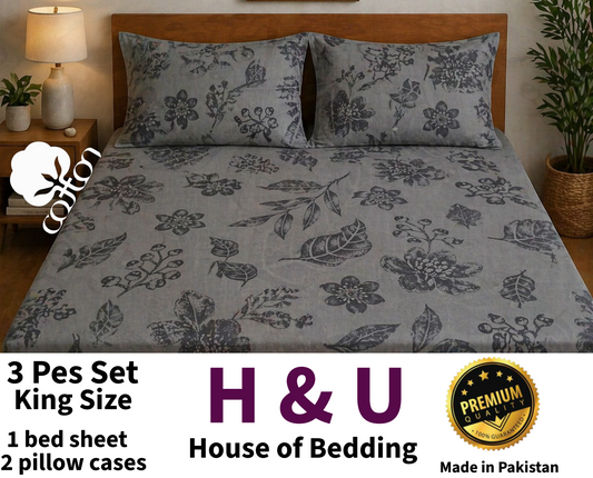 H&U Double Bed Bedsheet