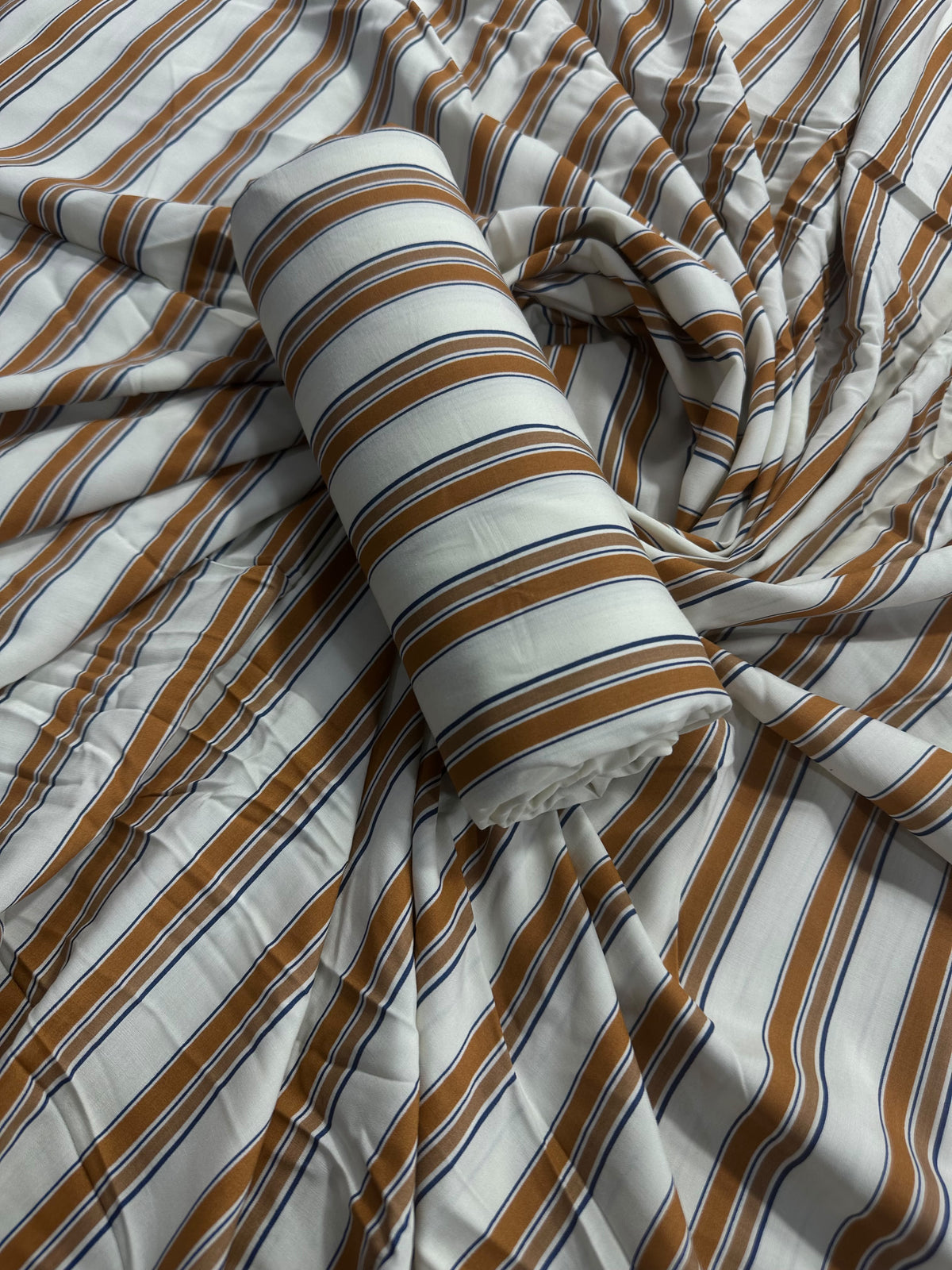Digital Printed Beige Linen Allover 2Pcs