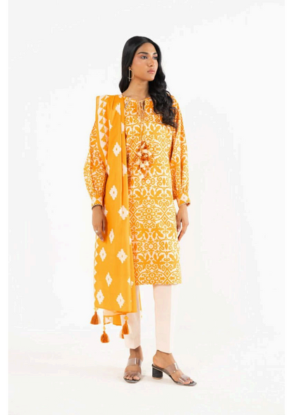 Alkaram 100% Original Cotton Camric 3 Piece 😉🧡 2k25