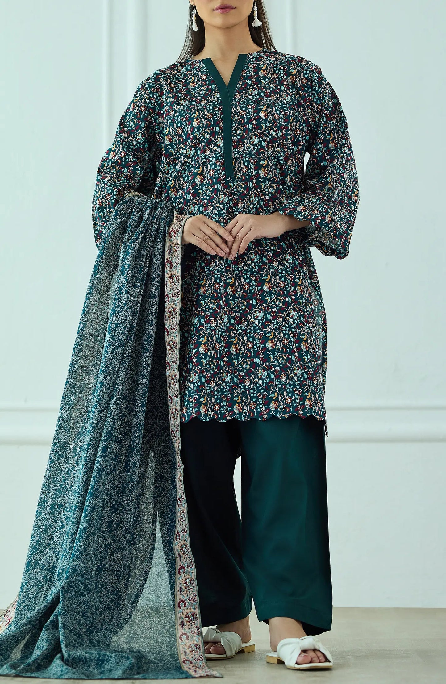 ✨ORIENT 100% ORIGINAL Unstitched Lawn 3 Piece✨ Design #OTL-20395