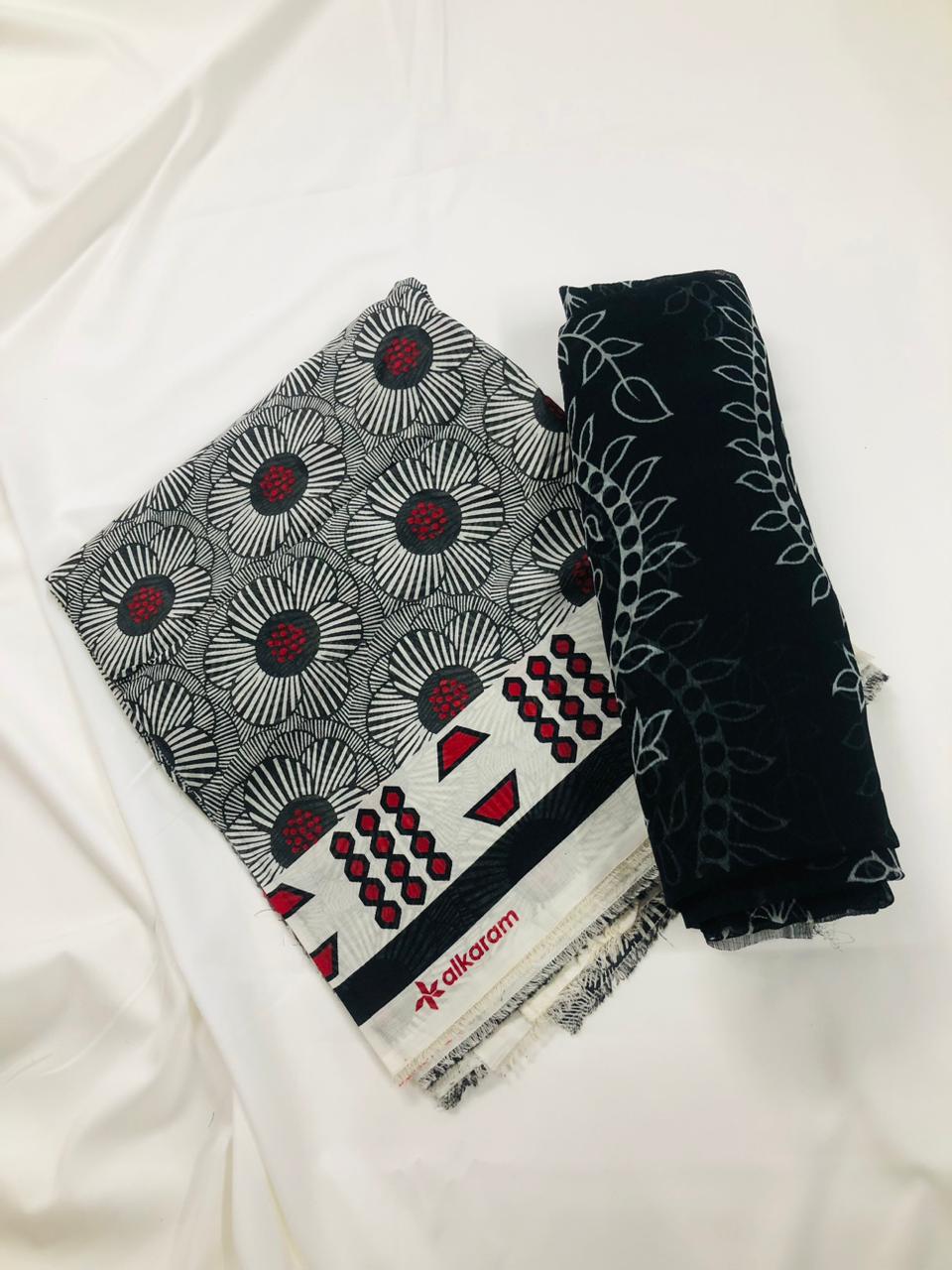 📣🔊📢 Alkaram Studio Presents 🌸 2PC Collection 🌸 💖 S + D 💖
