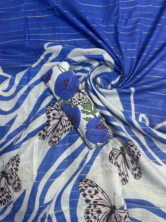Pure Lawn D-07 (S+D) 2PCs Unstitched Collection