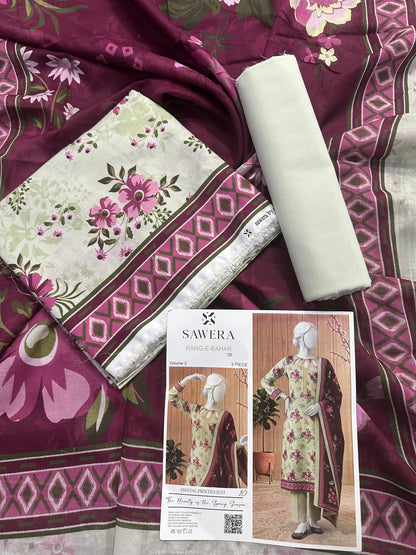 SAWERA – RANG-E-BAHAR (Vol-3) 3-PIECE UNSTITCHED COLLECTION