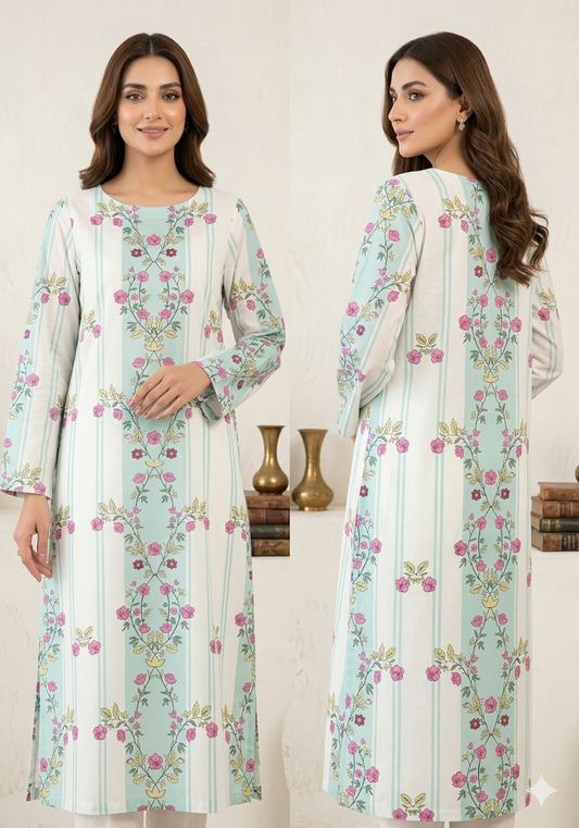 EGO 100% Original Lawn Shirt Piece Unstitched Digital Printed 😉🧡