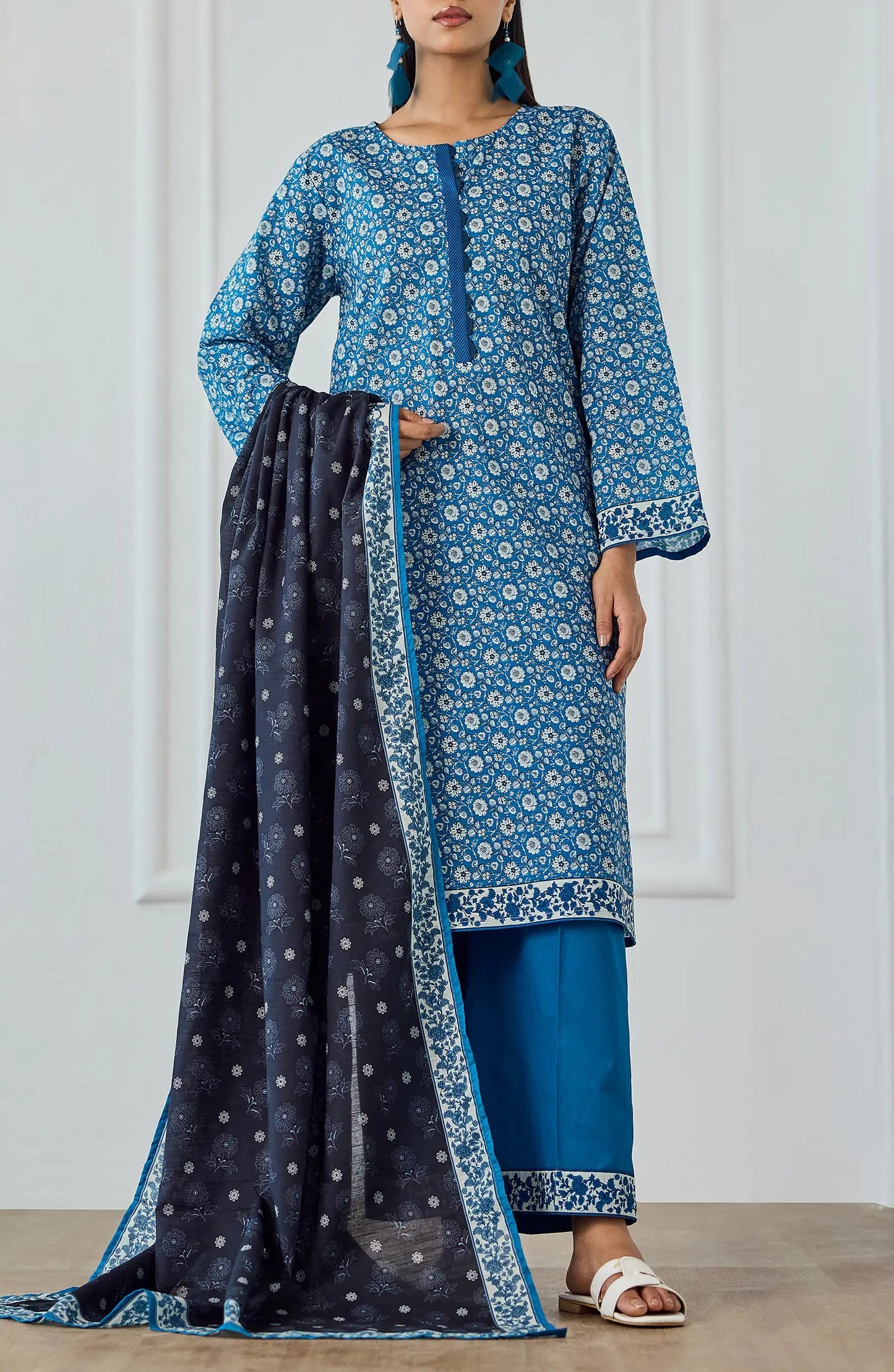 ✨ORIENT 100% ORIGINAL Unstitched Lawn 3 Piece✨ Design #OTL-25-503