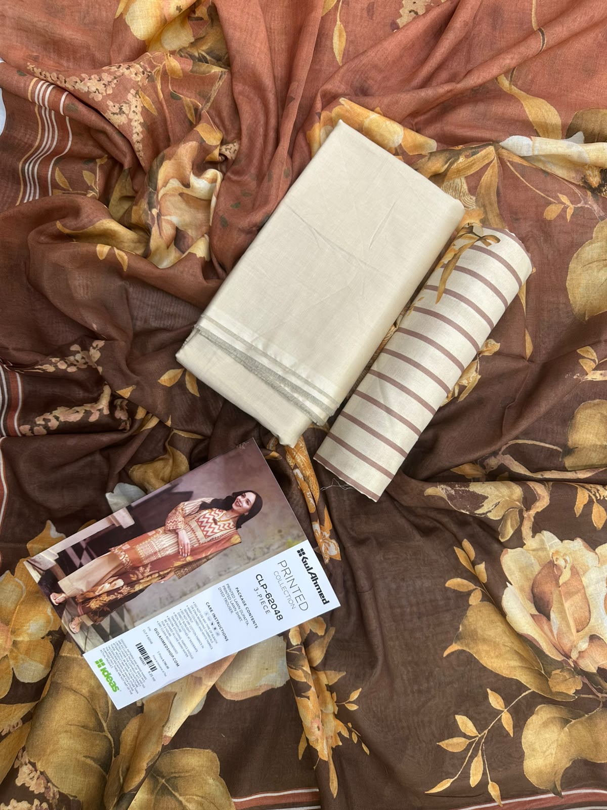 Gul Ahmed CLP-62048 Printed 3Pcs