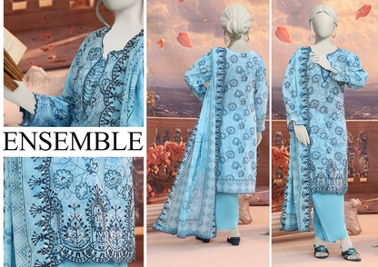 Almeerah Blue D -07 Luxchicn Collection