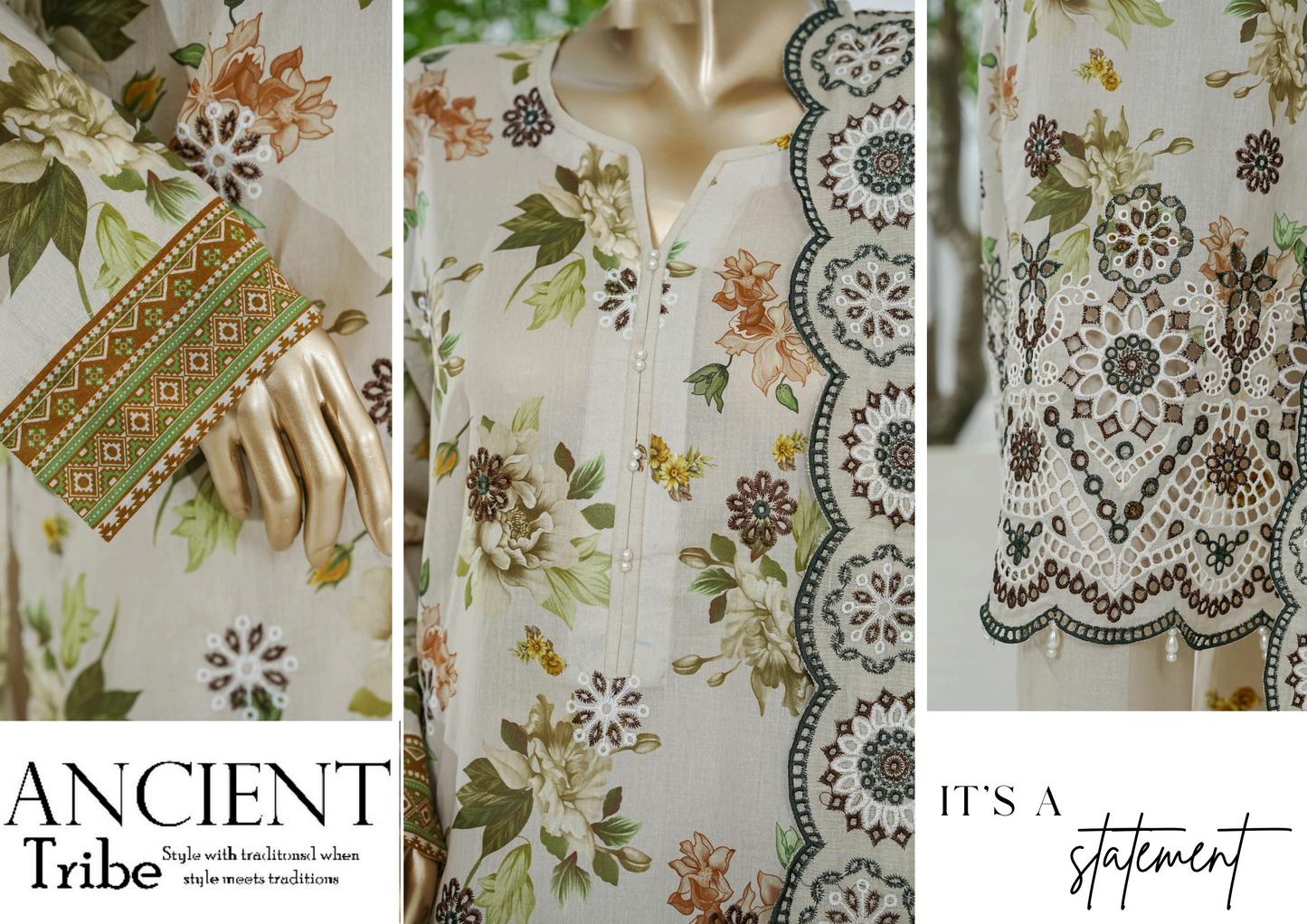 AIFA – ELANOR Collection ΑΕ-910 Embroidered 3 Piece Suit