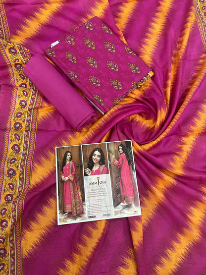 Asim Jofa Premium 3 Piece Unstitched Lawn Collection