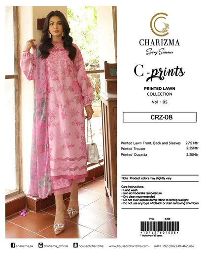 🔰 Charizma C - Prints 🔰 💗
3 Piece Unstitched Lawn 💞✨👌
