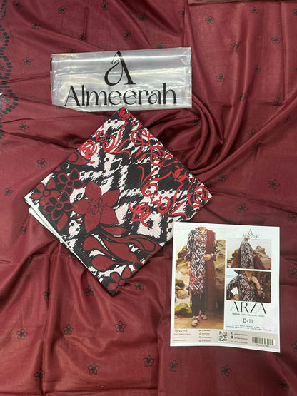Almeerah ARZA – PRINTED D-11 2PC Premium Lawn Collection