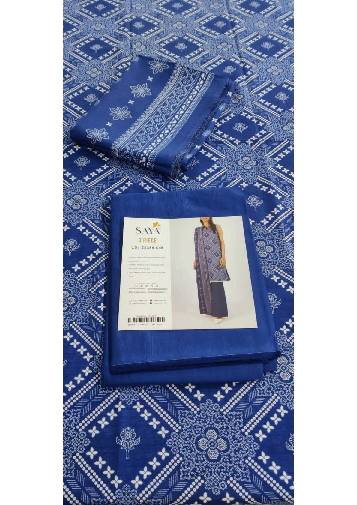 Saya  Cotton Khaddar 3P