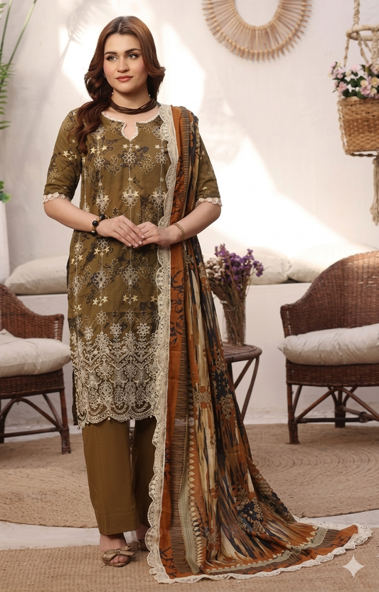 MOOSA JEE DHAGAKARI EMBROIDERED UNSTITCHED 3PCS COLLECTION