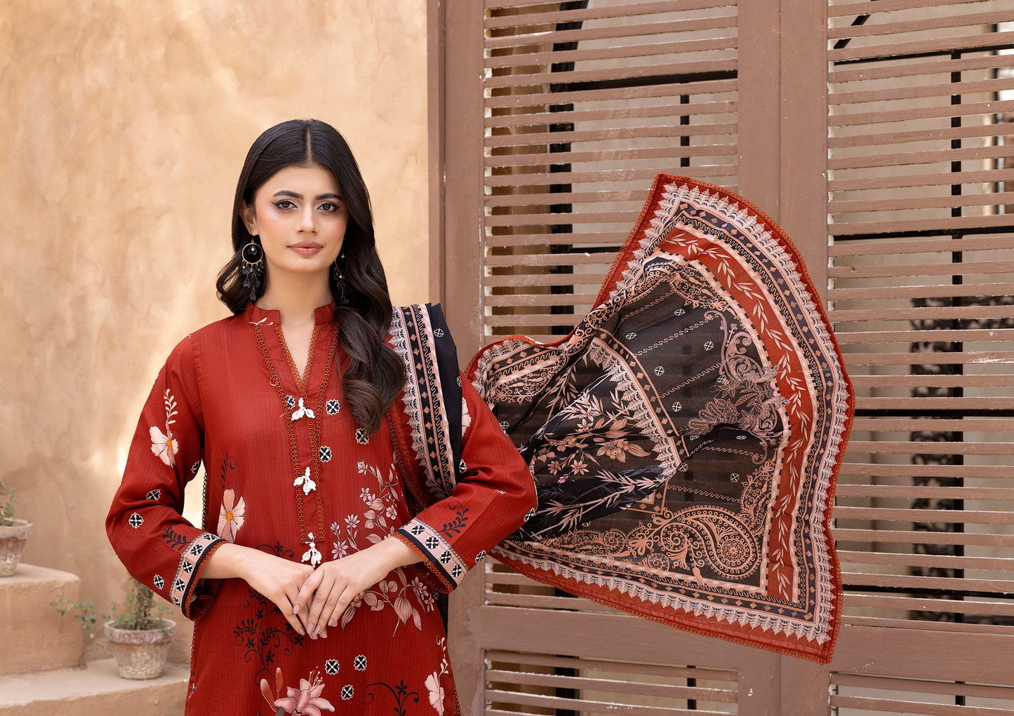 🌿✨ REGALIA TEXTILE – LAWN KARANDI DIGITAL PRINTED COLLECTION 2026 ✨🌿 Design #9