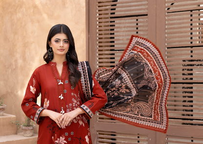 🌿✨ REGALIA TEXTILE – LAWN KARANDI DIGITAL PRINTED COLLECTION 2026 ✨🌿 Design #9