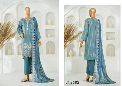 🌟🌿NISHAT LASERKARI – Embroidered Luxury Collection 2026🌿🌟
✨ Buy Lucky Textile Alert ✨ Design# LT_26112