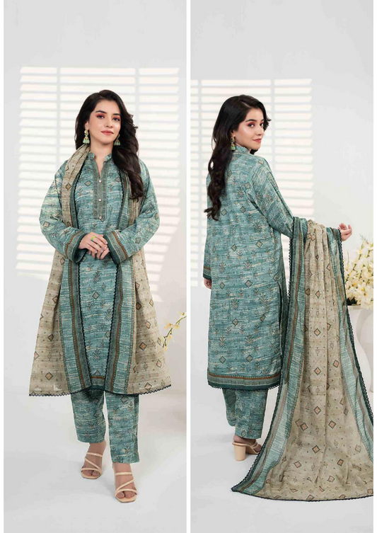 Zesh Unstitched Lawn 3 Piece 100% Original 🔥❤️