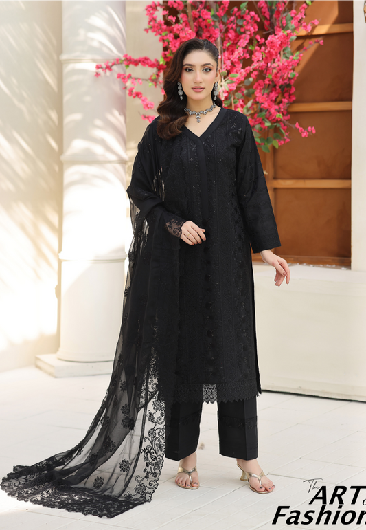 Armal By Aeen 3Pcs Embroidery - D_05