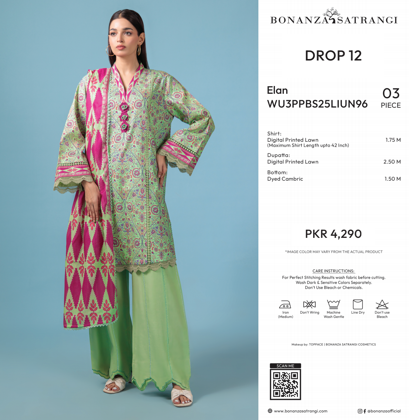 Bonanza Satrangi 100% Original in Wholesale Prices 🤫❤️ Pure Unstitched 3PCs 🔥🤝🥳