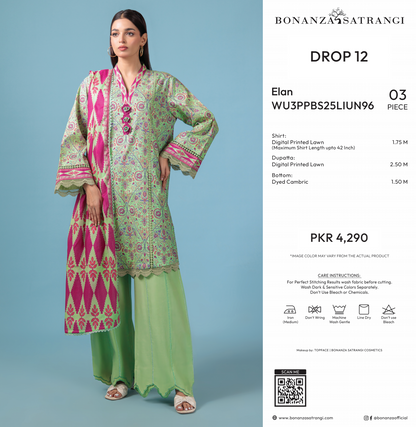 Bonanza Satrangi 100% Original in Wholesale Prices 🤫❤️ Pure Unstitched 3PCs 🔥🤝🥳