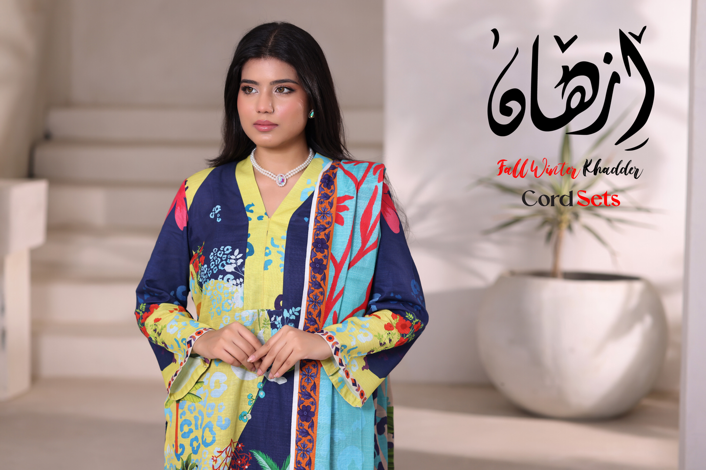 MoosaJee 100% Original KHADDAR CORDS Unstitched 3Ps👌🔥