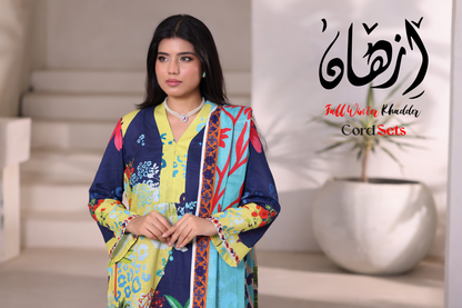 MoosaJee 100% Original KHADDAR CORDS Unstitched 3Ps👌🔥