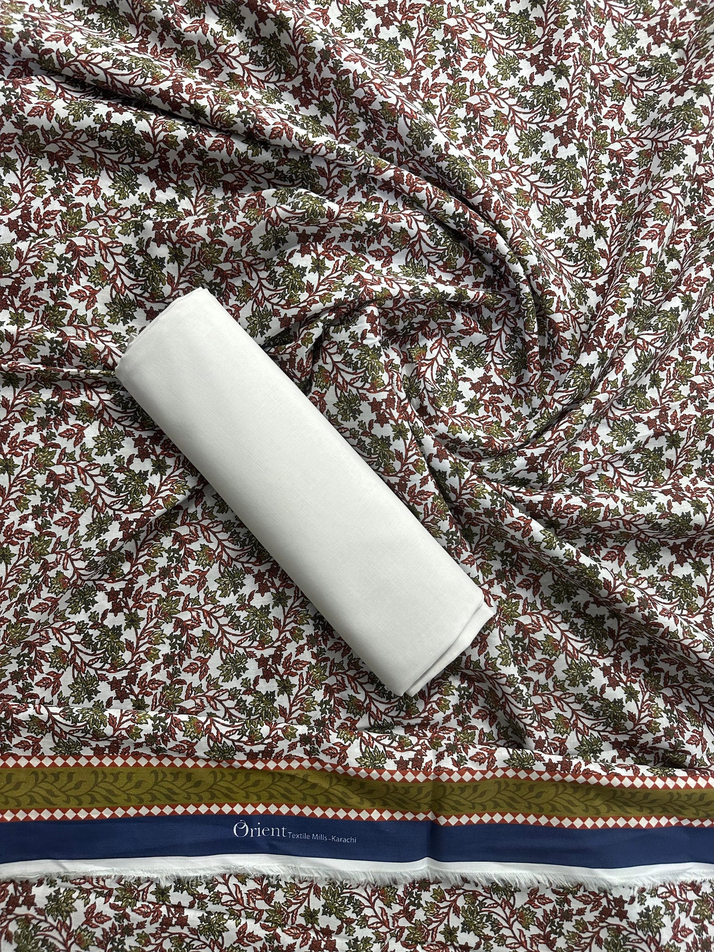 ✨ORIENT 100% ORIGINAL Unstitched Lawn 2 Piece ✨ Design# OTL-25-563