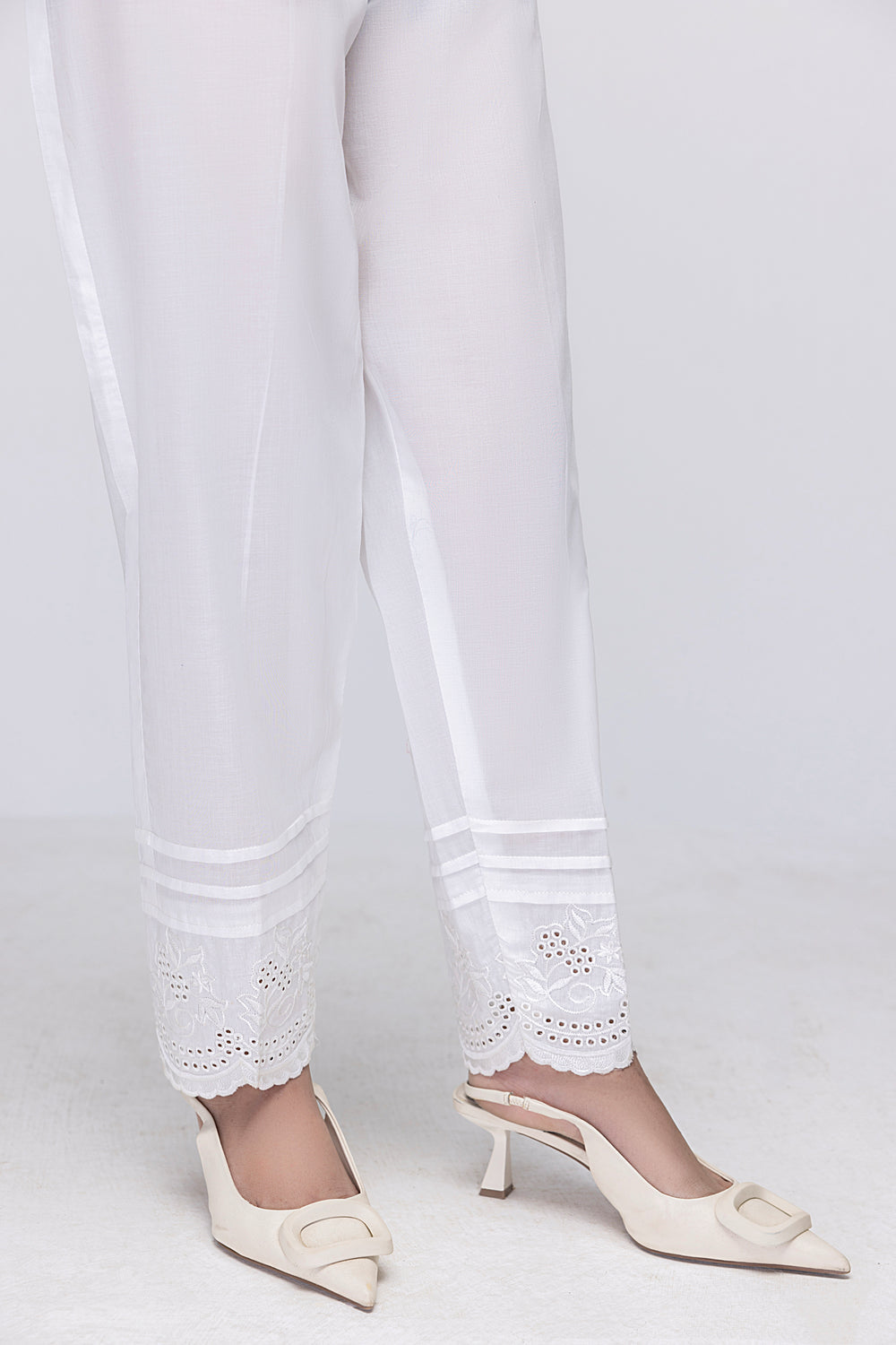 Lakhany 100% Original Stitched Bottom in White 🤍