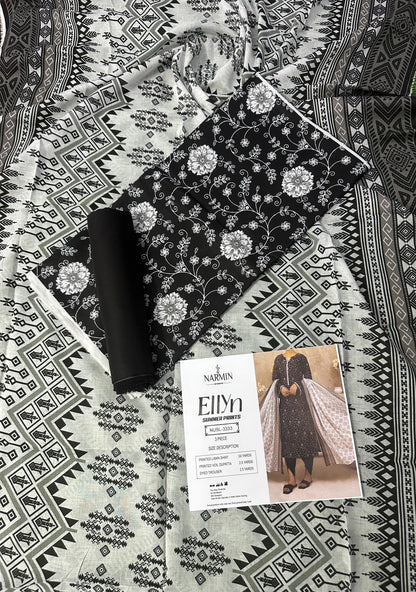 NARMIN Ellyn 100% Original Unstitched Lawn ❤️  by NARKINS