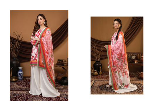 SALINA D-06 DIGITAL PRINTED LAWN  3PCS