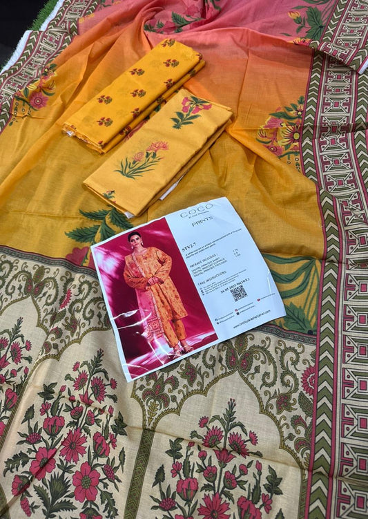 COCO by ZARA SHAHJAHAN 3P Unstitched