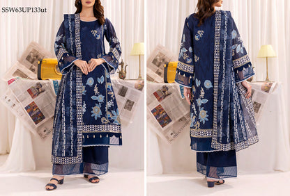 GulAhmed,Khaadi,Zellbury,Ego,Salitex,CrossStitch,Nishat,Firdous,Baroque,Maria.B,Alkaram ,SanaSafinaz Printed Unstitched 3P in 1299🇵🇰🌟