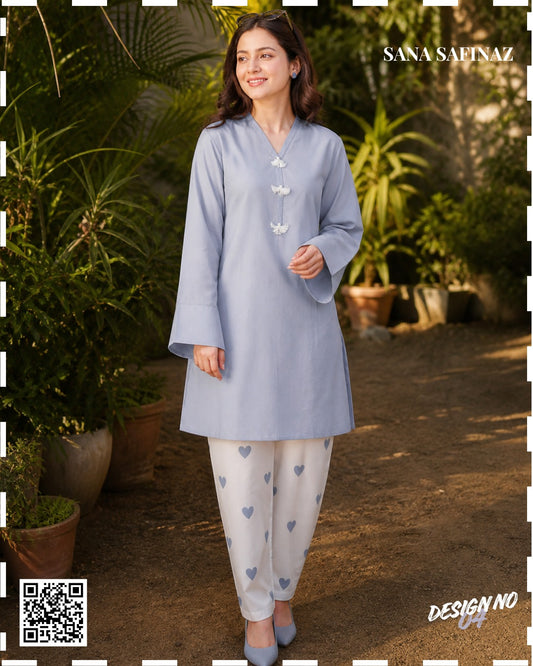 Sanasafinaz Stitched Cordset 2PCs Cotton (S+T) Collection