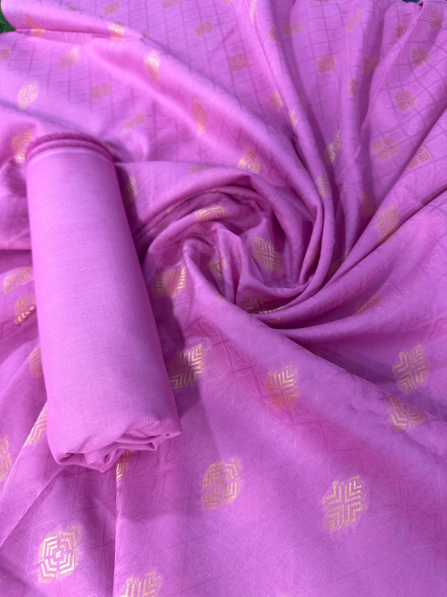 Jacquard Pink Lawn 2 Pcs Collection