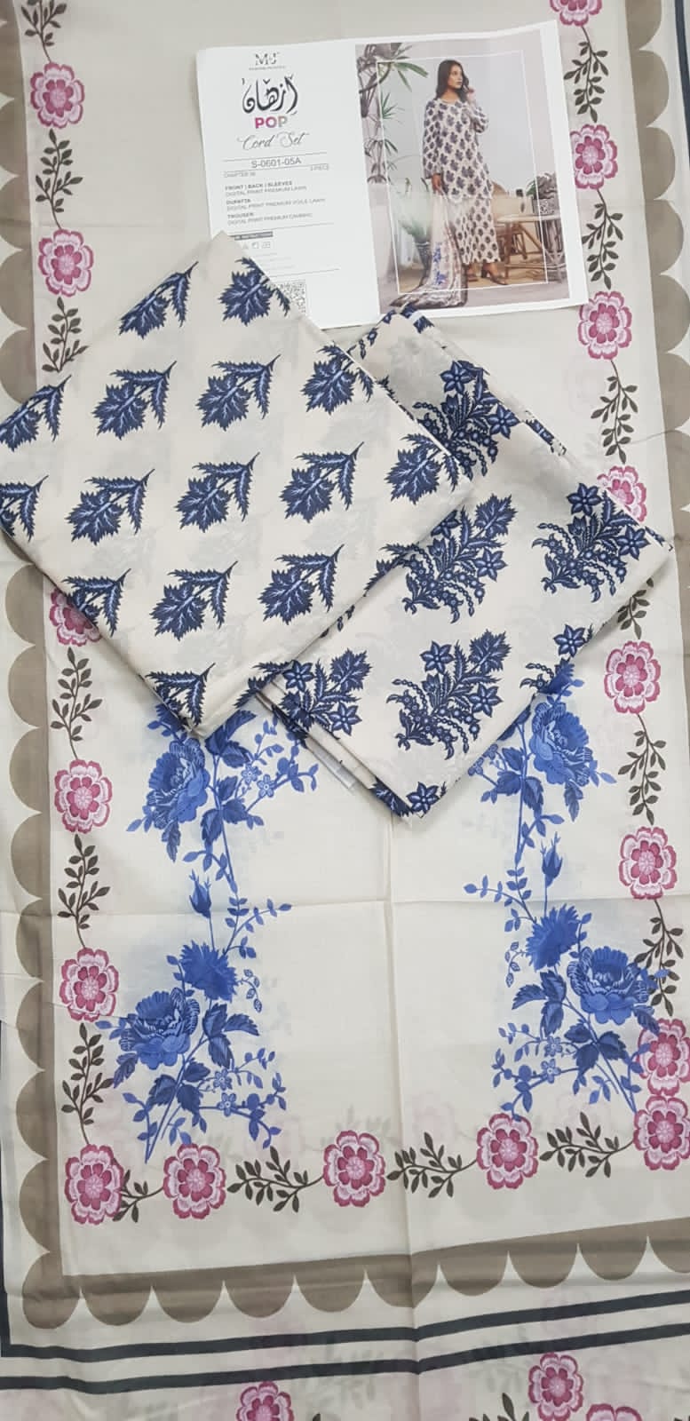 MoosaJee 100% Original Pop Series Unstitched Cord👌🔥