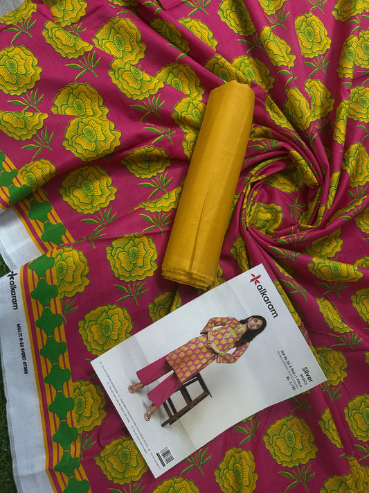 Alkaram Pink 2Pcs S+T