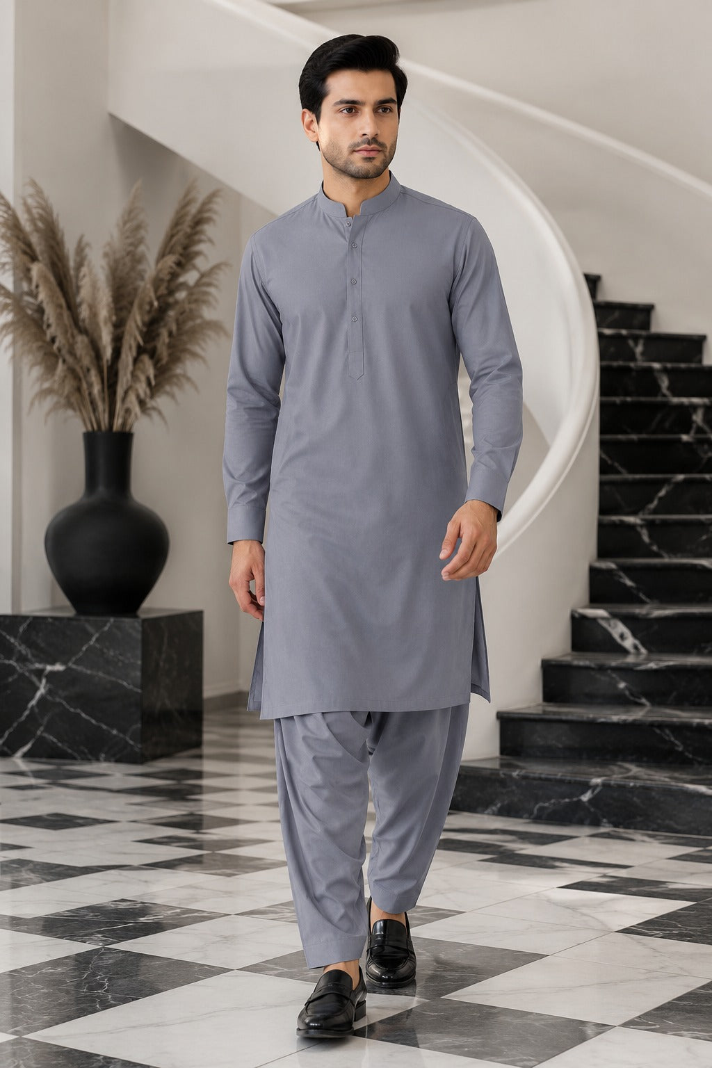 BRONZ GREY MEN'S WASH & WEAR COLLECTION