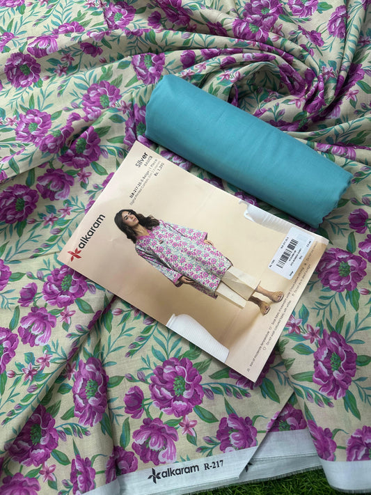 Alkaram Beige 2Pcs S+T
