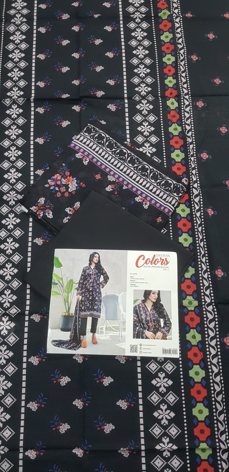 Colors VOL 01 by DASTAAN Lawn Unstitched Lawn 100% Original Lawn 3 Pieces ❤️🔥