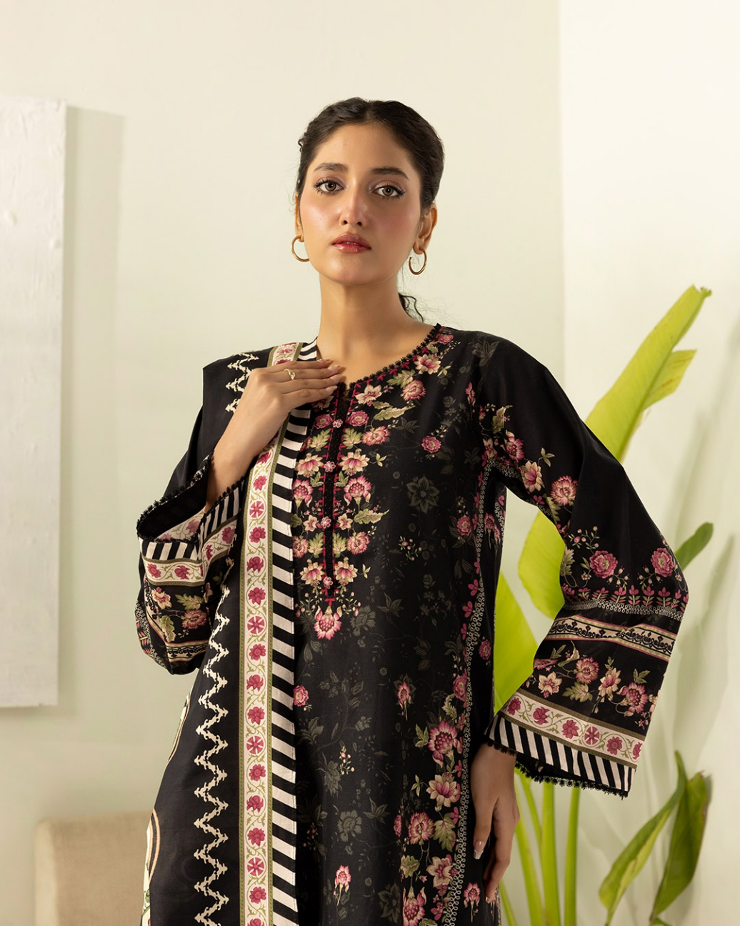 ZELLBURY Unstitched Lawn Collection 2026 Design #WUS26X30621