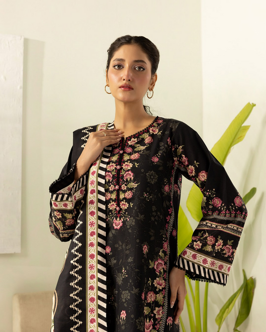 ZELLBURY Unstitched Lawn Collection 2026 Design #WUS26X30621