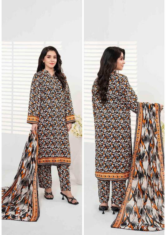Zesh Unstitched Lawn 3 Piece 100% Original 🔥❤️
