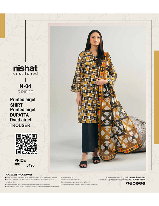 NISHAT UNSTITCHED LAWN 3PCS COLLECTION 2026 🔥❤️