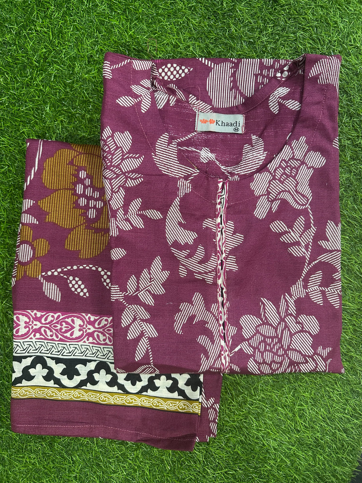 Khaadi Pink Khaddar Stitch 2Pcs