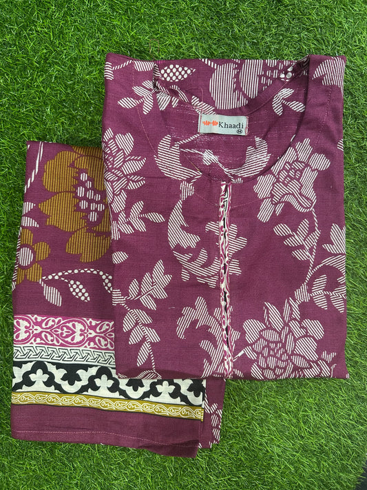 Khaadi Pink Khaddar Stitch 2Pcs