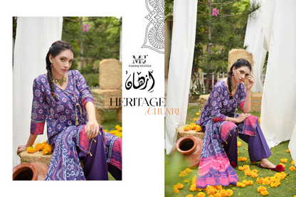 MoosaJee 100% Original Heritage Chunri Unstitched 3Ps👌🔥