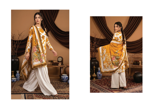 SALINA D-04 DIGITAL PRINTED LAWN  3PCS