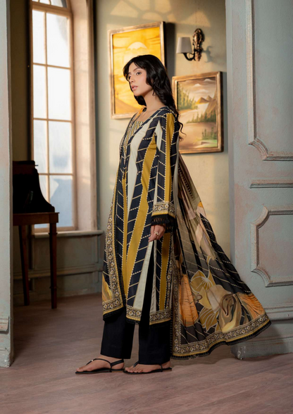 ZELLBURY Unstitched Lawn Collection 2026 Design # WUS26X30688