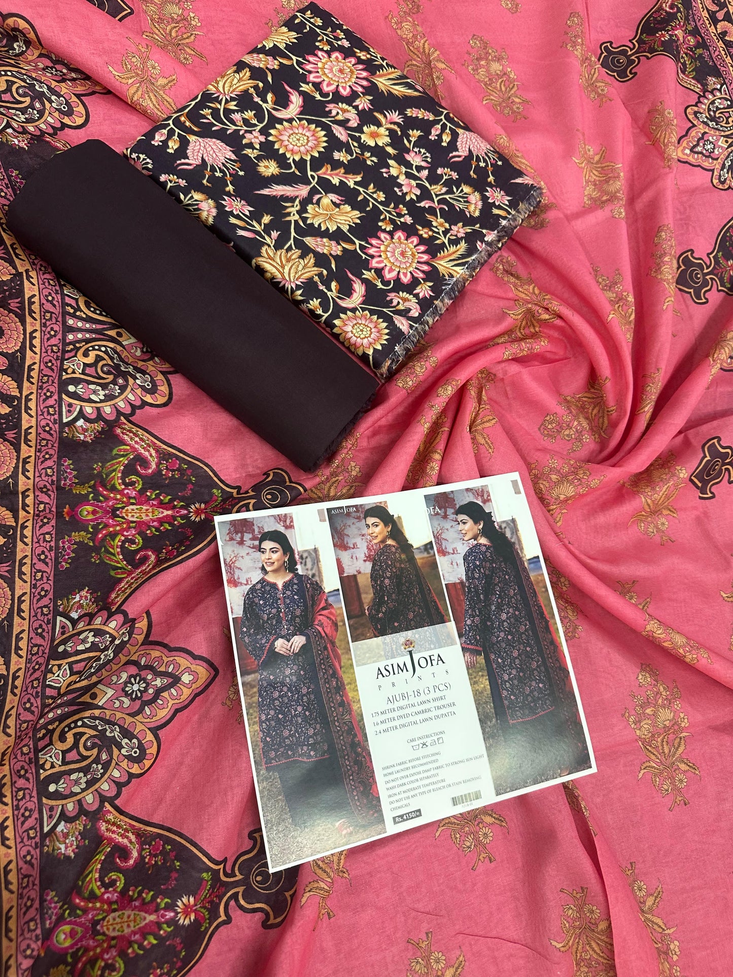 Asim Jofa Premium 3 Piece Unstitched Lawn Collection