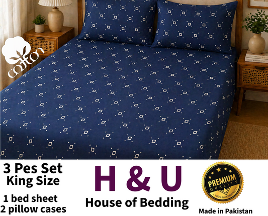 H&U Double Bed Bedsheet